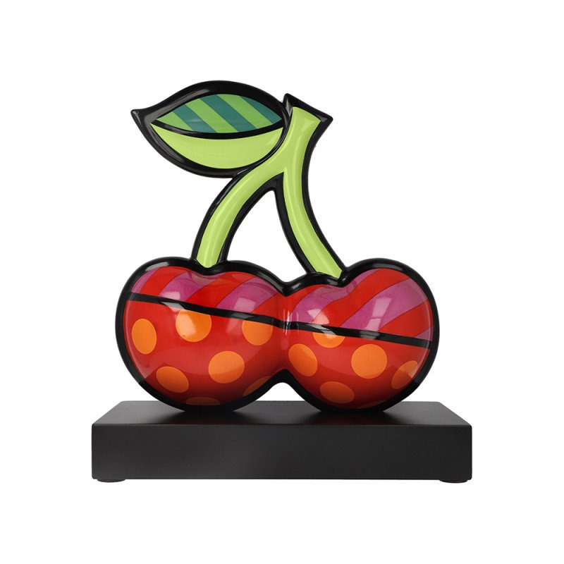 cerises-sculpture-romero-britto - Les Ecuadors Décoration
