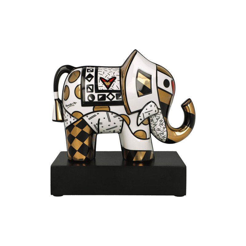 elephant-britto-golden-great-india-ii - Les Ecuadors Décoration