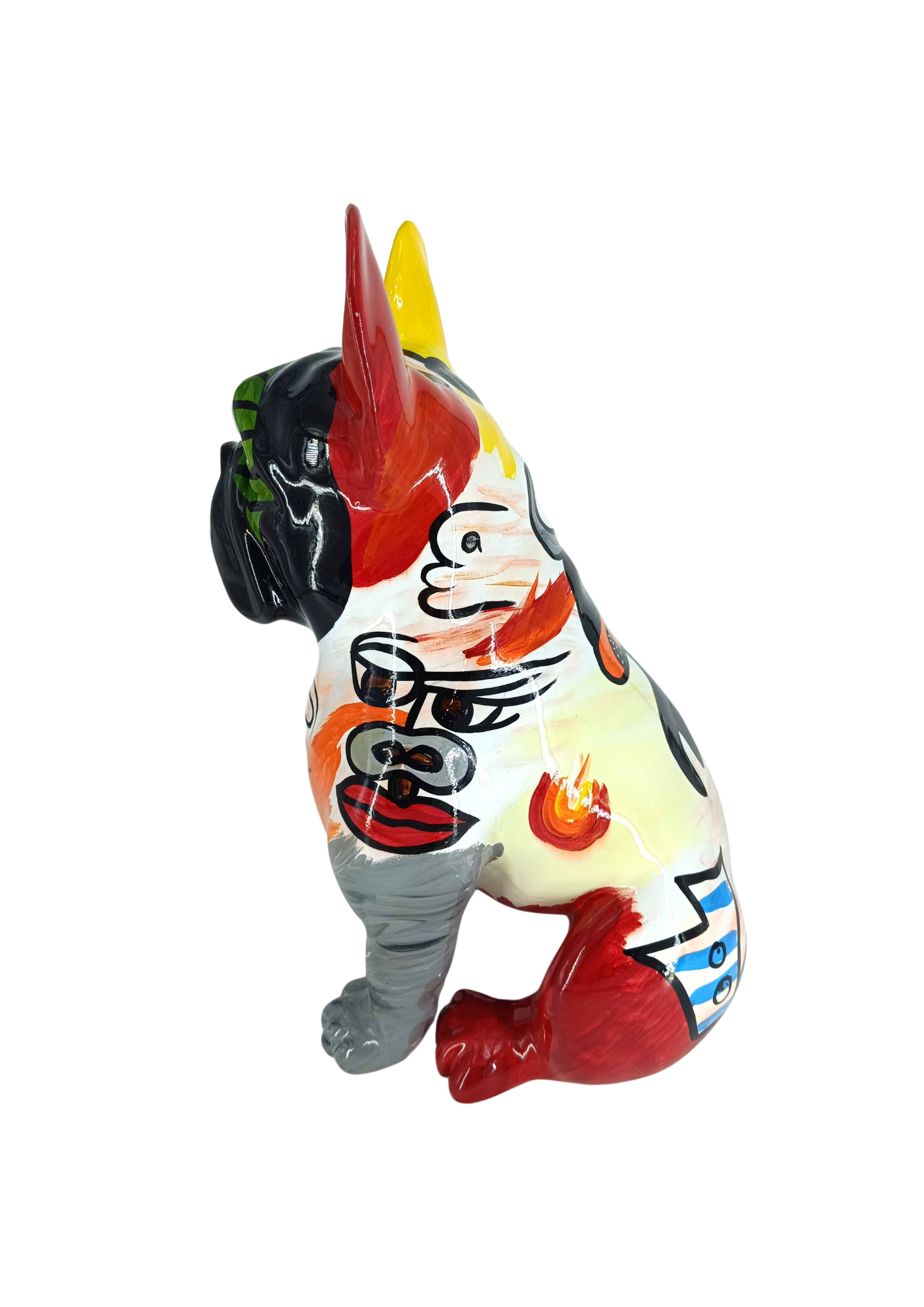 SEATED BULLDOG PICASSO 3 - Les Ecuadors Décoration
